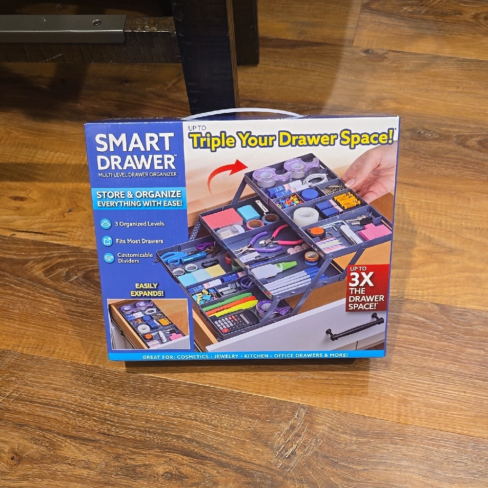 Smart Drawer Multi-Level Organizer - Blue Store - Picture 10 of 10